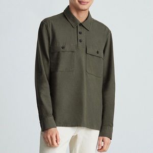 Everlane The Flannel Popover Shirt in Kalamata ~ Mens Size M